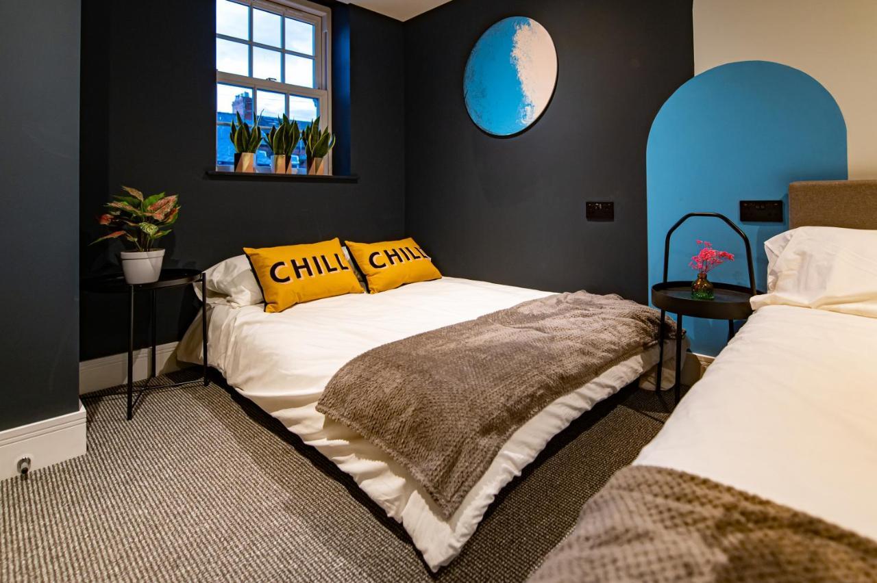 The Nest - Luxury 16 Person Apt W Jacuzzi & Parking Blackpool Luaran gambar